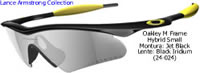 Oakley MFrame Lance Armstrong Collection Jet Black_Black Iridium (24-024)